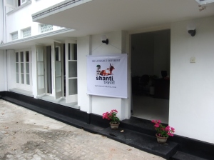 Le bureau de Shanti Travel au Sri Lanka