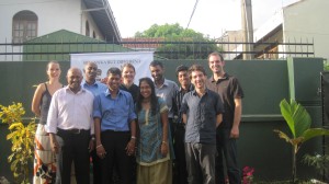 L'equipe de Shanti Travel au Sri Lanka