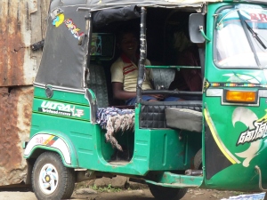 Autorickshaw ou tuk-tuk au Sri Lanka